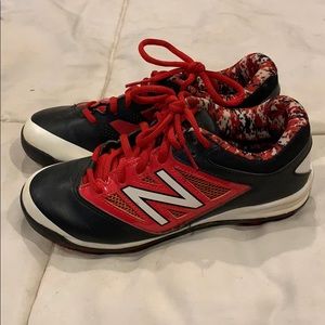 New Balance cleats, size 3.